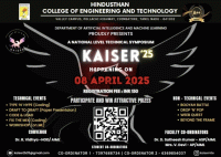 KAISER 2025 National Level Technical Symposium Poster